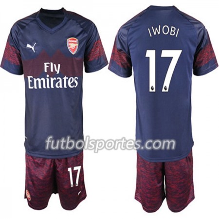Camisetas Arsenal Alex Iwobi 17 Niño Segunda Equipacion 2018/2019